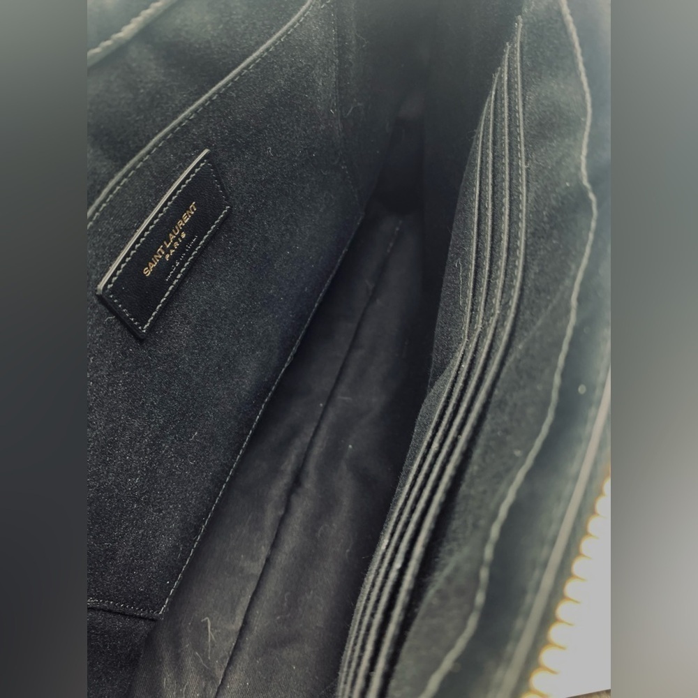 Saint Laurent Cassandre Matelasse Zip Pouch - Large Size - Picture 6 of 6